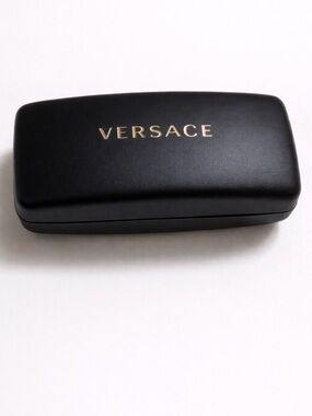 Versace Black and Gold Eyewear Case